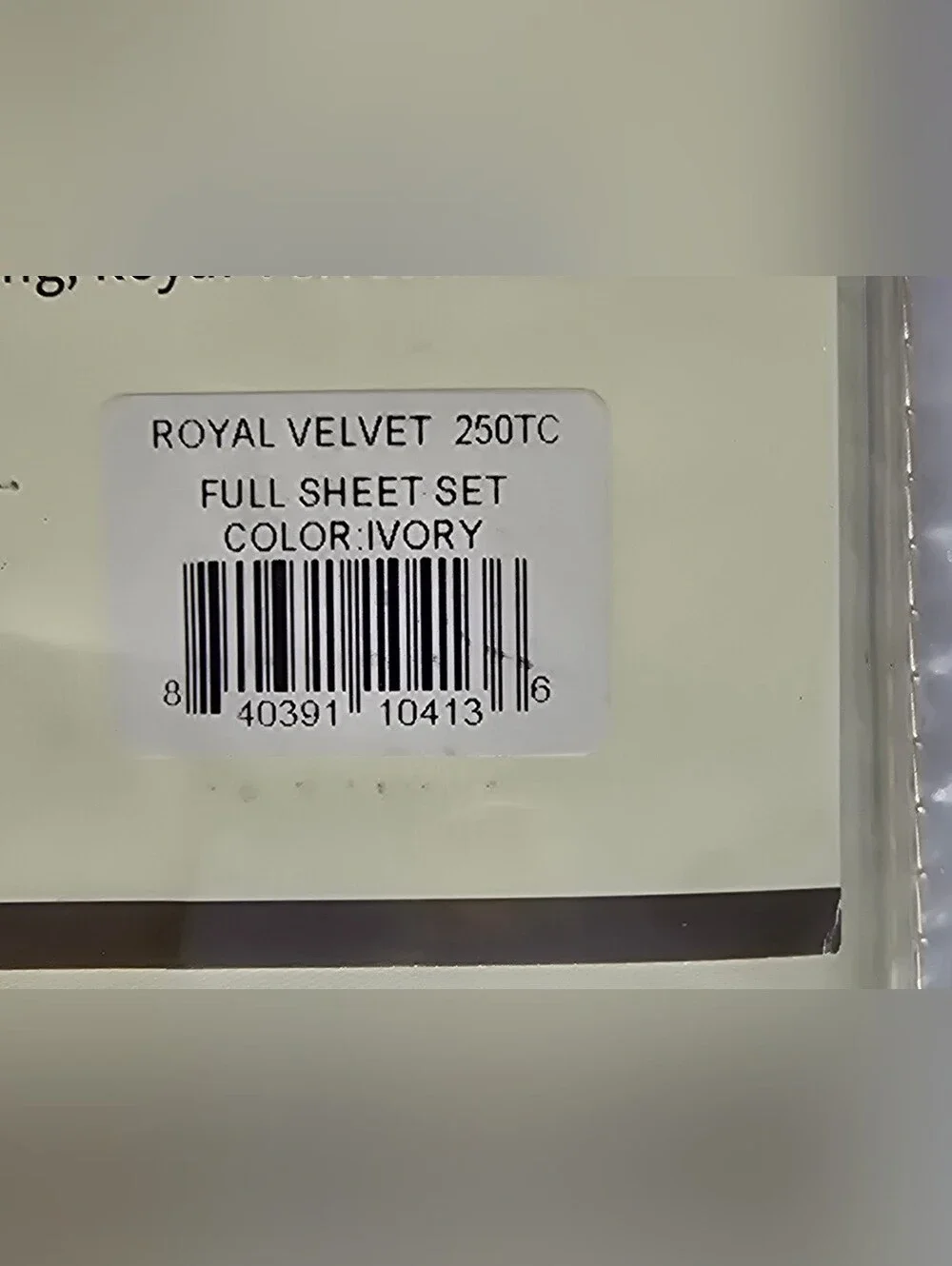 Royal Velvet Cream Full Sheet Set - Elegant Soft Bedding 4 Piece Set 250 TC